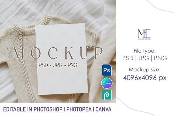Download Milestone Card Mockup, Boho Baby Shower - Shower Collection