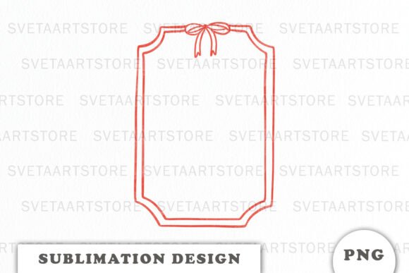 Download Red Bow Doodle Frame Png - Doodle frame png Collection