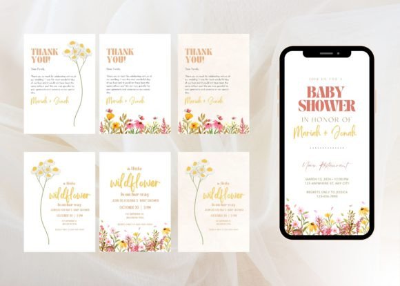 Download DIY Minimalist Baby Shower Invitations - Shower Collection