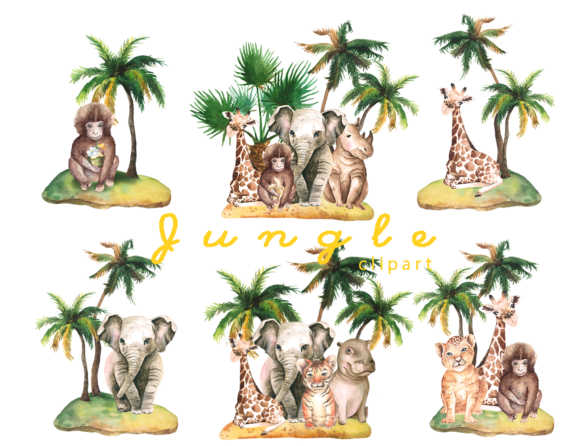 Download Jungle Animals Clipart Nursery PNG - Nursery png Collection